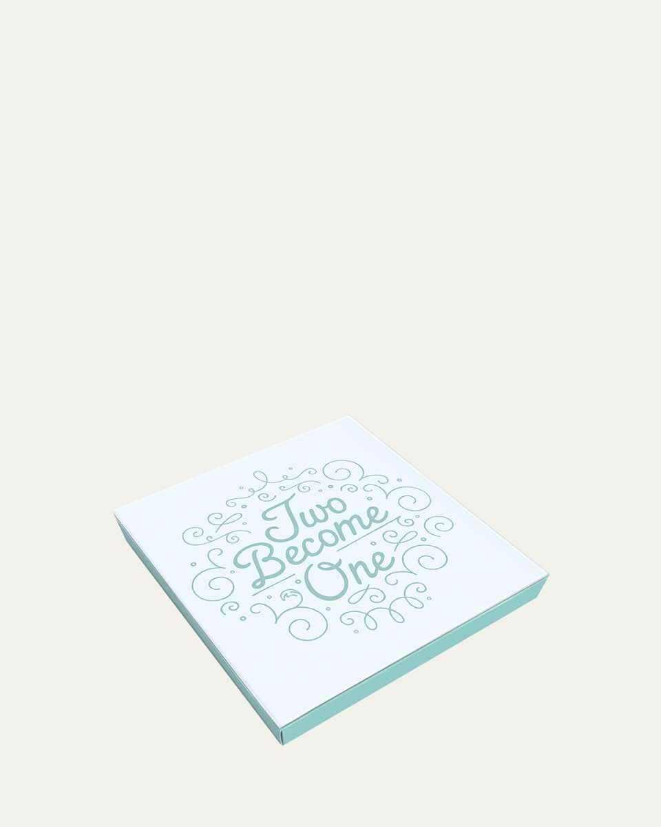 "Two Become One" Personalized Wedding Books, Set of 2